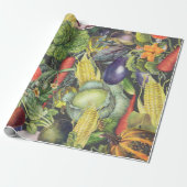 Vegetable Garden Menagerie Cadeaupapier (Uitgerold)