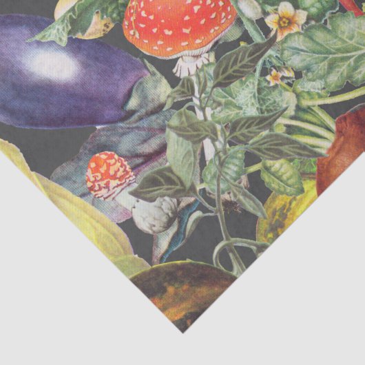 Vegetable Garden Menagerie Tissuepapier (Detail)