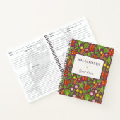 Vegetable Garden Notebook — Red Violet  Notitieboek (Binnen)