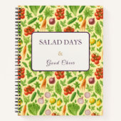 Vegetable Garden Notebook — Soft Lemon Notitieboek (Voorkant)
