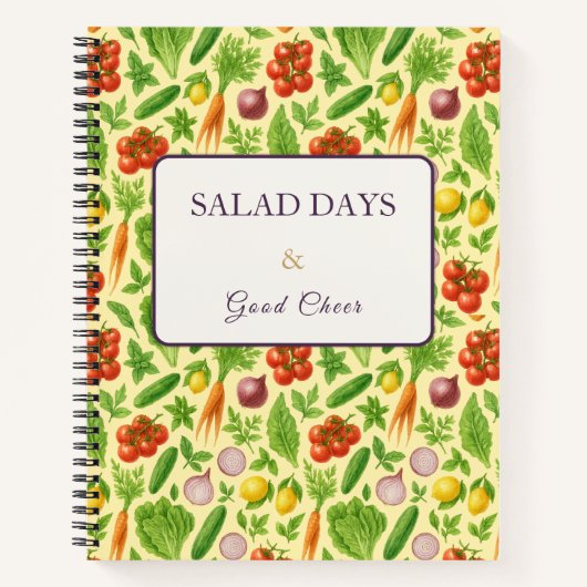 Vegetable Garden Notebook — Soft Lemon Notitieboek (Voorkant)