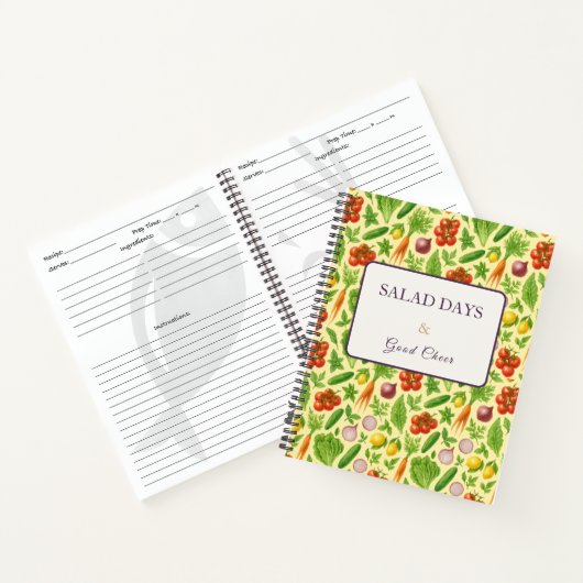 Vegetable Garden Notebook — Soft Lemon Notitieboek (Binnen)