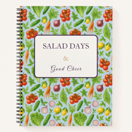 Vegetable Garden Notebook — Soft Wedgwood Notitieboek (Voorkant)