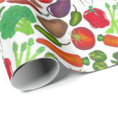 Vegetable Garden Produce Greenmarket Veggies Cadeaupapier (Rol Hoek)