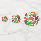 Vegetable Garden Produce Greenmarket Veggies Confetti (Achterkanten)