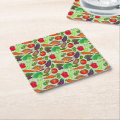 Vegetable Garden Produce Greenmarket Veggies Kartonnen Onderzetters (Schuin)