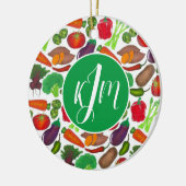 Vegetable Garden Produce Greenmarket Veggies Keramisch Ornament (Links)