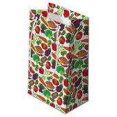 Vegetable Garden Produce Greenmarket Veggies Klein Cadeauzakje (Achterkant Gekanteld)