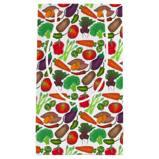 Vegetable Garden Produce Greenmarket Veggies Klein Cadeauzakje (Voorkant)