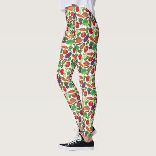 Vegetable Garden Produce Greenmarket Veggies Leggings