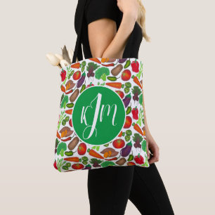 Vegetable Garden Produce Greenmarket Veggies Tote Bag