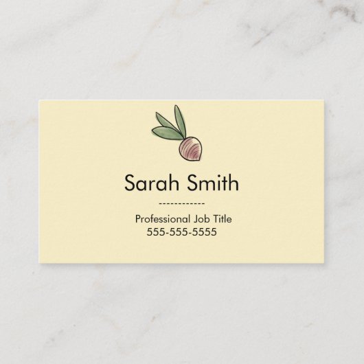 Vegetable Garden Visitekaartje (Achterkant)