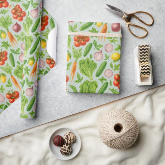 Vegetable Garden Wrapping Paper Cadeaupapier (Crafts)
