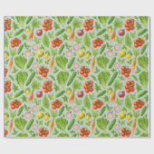 Vegetable Garden Wrapping Paper Cadeaupapier (Vlak)