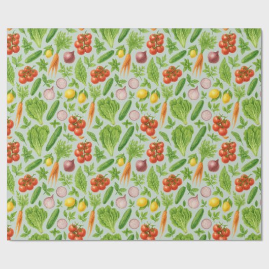 Vegetable Garden Wrapping Paper Cadeaupapier (Vlak)