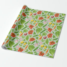 Vegetable Garden Wrapping Paper Cadeaupapier
