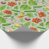 Vegetable Garden Wrapping Paper Cadeaupapier (Hoek)