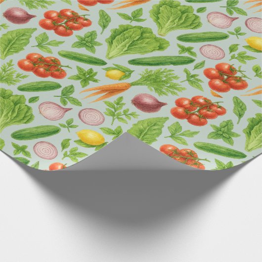Vegetable Garden Wrapping Paper Cadeaupapier (Hoek)