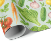 Vegetable Garden Wrapping Paper Cadeaupapier (Rol Hoek)