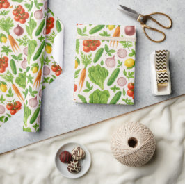 Vegetable Garden Wrapping Paper Cadeaupapier