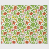 Vegetable Garden Wrapping Paper Cadeaupapier (Vlak)