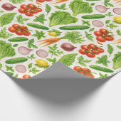 Vegetable Garden Wrapping Paper Cadeaupapier (Hoek)