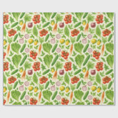 Vegetable Garden Wrapping Paper Cadeaupapier (Vlak)