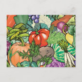 Vegetable Gardener Briefkaart (Voorkant)