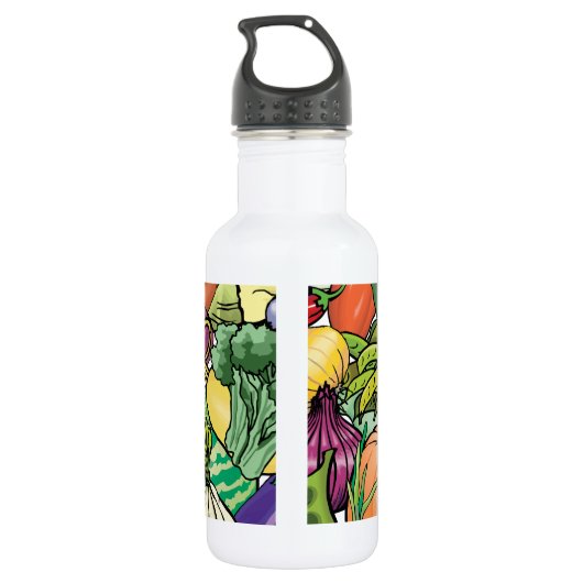 Vegetable Gardener Waterfles (Achterkant)