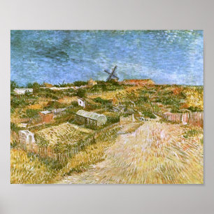 Vegetable Gardens in Montmartre Van Gogh Fine Art Poster