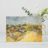 Vegetable Gardens, Montmartre by Vincent van Gogh (Staand voorkant)