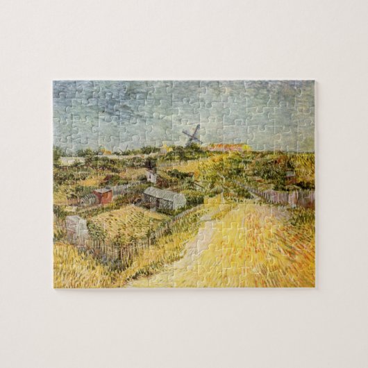 Vegetable Gardens, Montmartre by Vincent van Gogh Legpuzzel (Horizontaal)