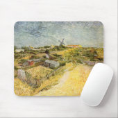 Vegetable Gardens, Montmartre by Vincent van Gogh Muismat (Met muis)