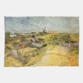 Vegetable Gardens, Montmartre by Vincent van Gogh Theedoek (Horizontaal)