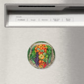 Vegetable Harvest Basket Magneet (Insitu (Vaatwasser))