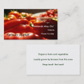 Vegetable Harvest Visitekaartje (Voorkant / Achterkant)