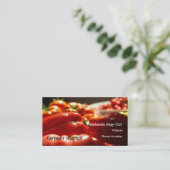 Vegetable Harvest Visitekaartje (Staand voorkant)