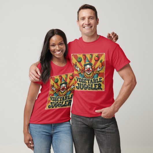 Vegetable Juggler – leuk en speels T-shirt (Unisex)