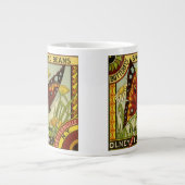  "Vegetable Label Art", "Butterfly Brand Bans" Grote Koffiekop (Voorkant)