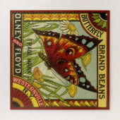 "Vegetable Label Art", "Butterfly Brand Bans" Legpuzzel (Horizontaal)