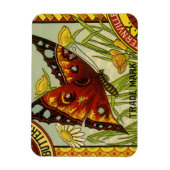  "Vegetable Label Art", "Butterfly Brand Bans" Magneet (Verticaal)