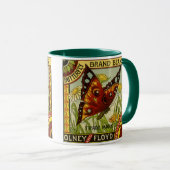  "Vegetable Label Art", "Butterfly Brand Bans" Mok (Voorkant rechts)