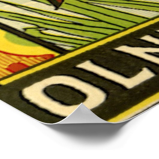 "Vegetable Label Art", "Butterfly Brand Bans" Poster (Hoek)