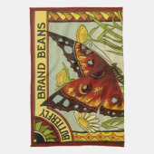  "Vegetable Label Art", "Butterfly Brand Bans" Theedoek (Verticaal)