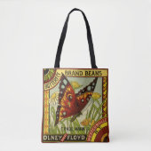  "Vegetable Label Art", "Butterfly Brand Bans" Tote Bag (Voorkant)