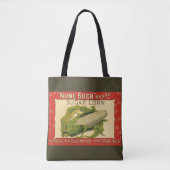  "Vegetable Label Art", geen van deze suikermaïs Tote Bag (Voorkant)