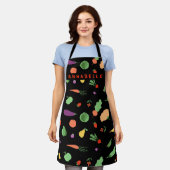 Vegetable Medley Apron Schort (Gedragen)