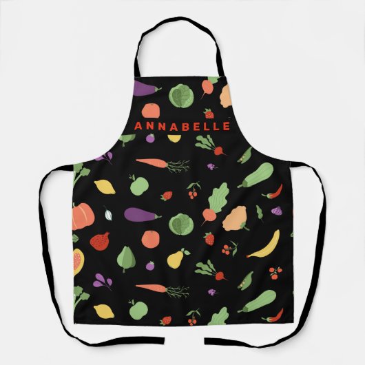 Vegetable Medley Apron Schort (Voorkant)