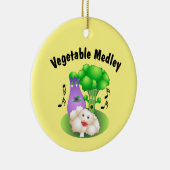 Vegetable Medley Keramisch Ornament (Rechts)