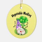 Vegetable Medley Keramisch Ornament (Links)